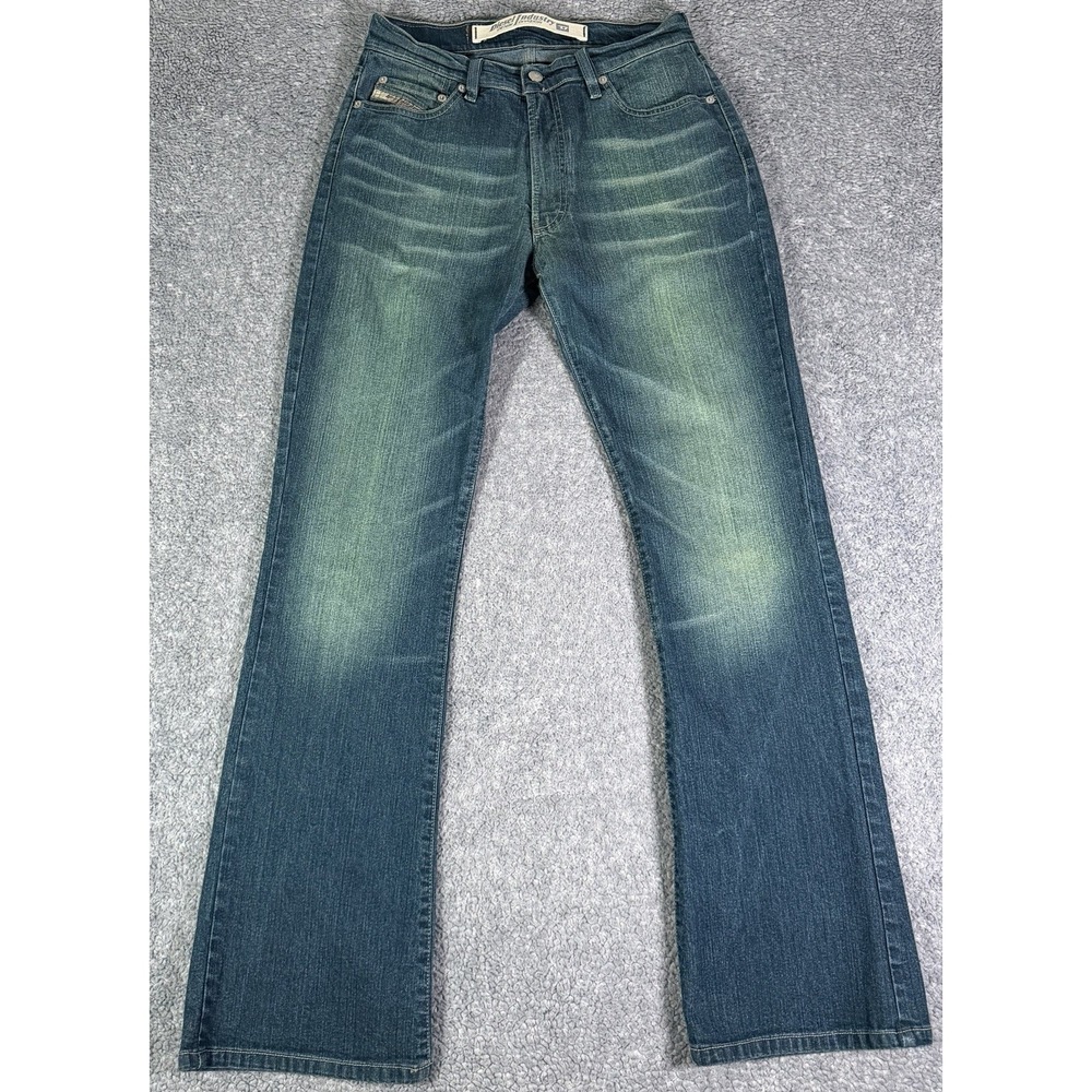 VTG Diesel Fanker Jeans Mens 29x32 Blue Green Bootcut Denim Italy Made Nice Fade